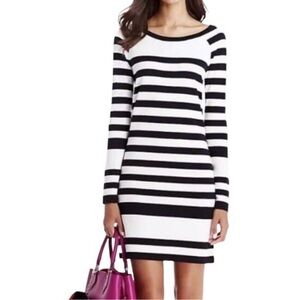 Diane Von Furstenberg Black/Natural Poster Dress Size Medium NEW WITH TAGS
